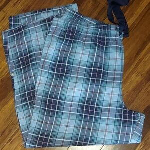 Blue Plaid Sleep Pants
